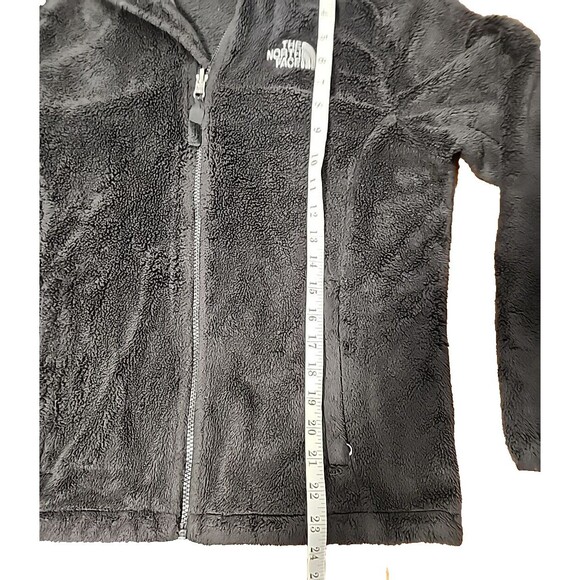 The North Face Jacket Womens M Black Osito Full Zip Fuzzy Soft Fleece Half Dome - Picture 7 of 10